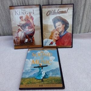 Rodgers And Hammerstein Triple Pack DVD Sound Of Music, The King And I, Oklahoma